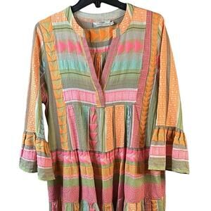 Devotion Twins ella dress Pink And Orange Size Medium